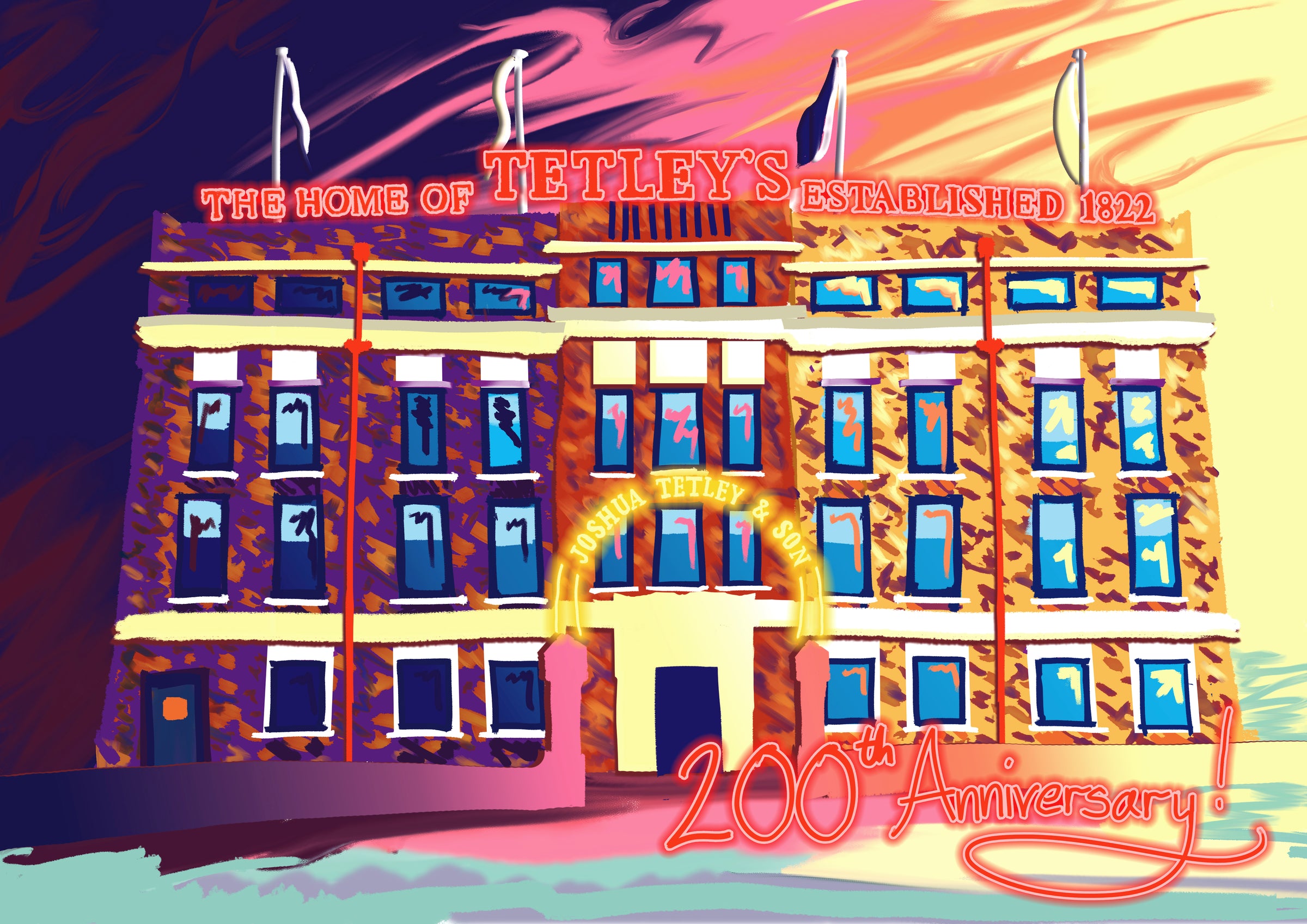 '200 Years of Tetley' A5 Print — The Tetley Shop