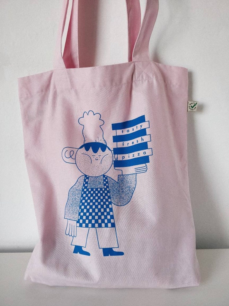 Hollie Fuller Pizza Boy Tote Bag — The Tetley Shop